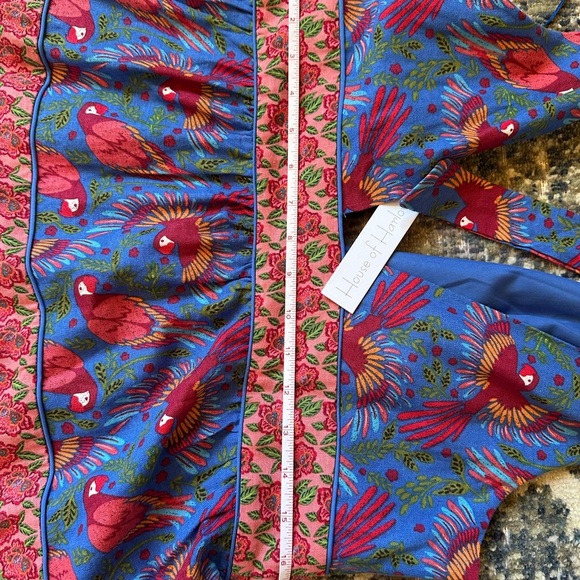 NWT House of Harlow 1960 Floral Blue Sleeveless Dress XL - Picture 6 of 10